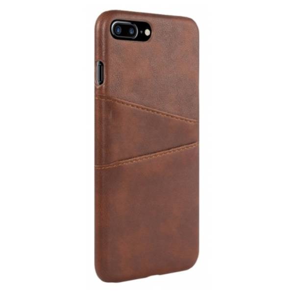 Buy online Genuine PU Leather Case with Card Slots for Apple iPhone 7 plus