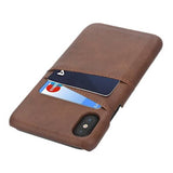 Buy online Genuine PU Leather Case with Card Slots for Apple iPhone XS Max