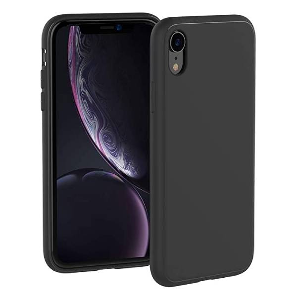 Buy online Black Jelly Genuine Back Cover Case for Apple iPhone XR