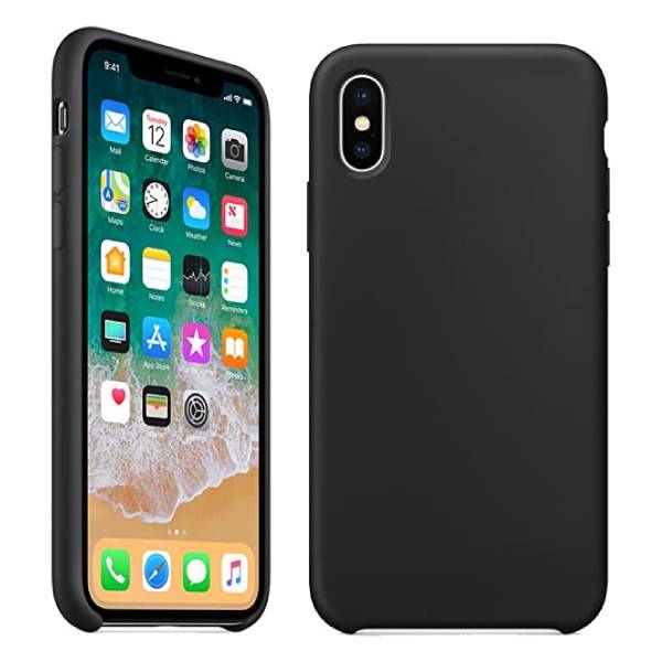 Order online Black Jelly Genuine Back Cover Case for Apple iPhone  X